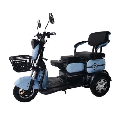 China Fat Tire 3 Wheels Passenger 48v/60v 20Ah Electric Tricycle 500W Elderly Mobility Battery Operated Adult Electric Tricycle for sale