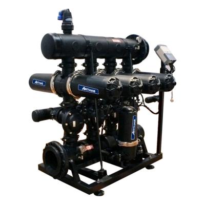 China Metal H type automatic disc filtration system for agricultural farm for sale