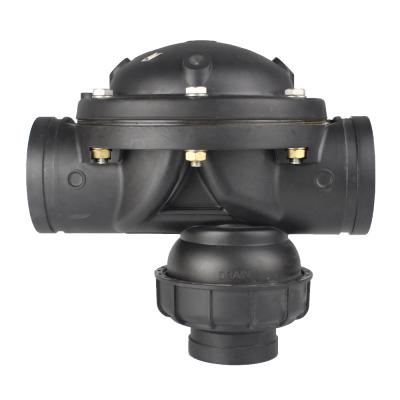 China Hotels 3 Inch 3 Way Single-Chamber Backwash Control Valve For Flushing System From Filtration Drain for sale