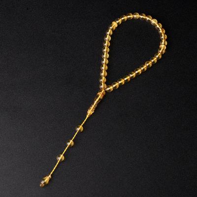 China Environmental Friendly Muslim Amber Tasbin Gemstone Tasbeeh Rosary Rosario Rosenkranz Islamic Tasbih Beads YS302 Tasbeh Prayer Beads Rosary 33 for sale