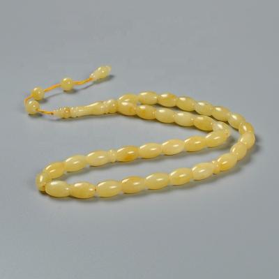 China Natural Raw Baltic kehribar amber prayer beads from YS298 Kaliningrad for tesbih tasbih for sale