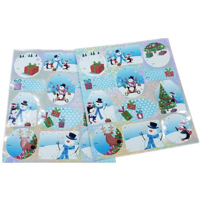 China Universal Best Selling 2021 Attractive Best Prices Cute Snowman Paper Sticker for sale