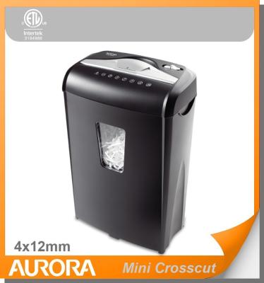 China The Aurora AS870CM plastic paper shredder, mini crosscut 8sheet (A4) 4 x12mm. Shreding Light Duty Office Equipment For Home And Office Normal for sale