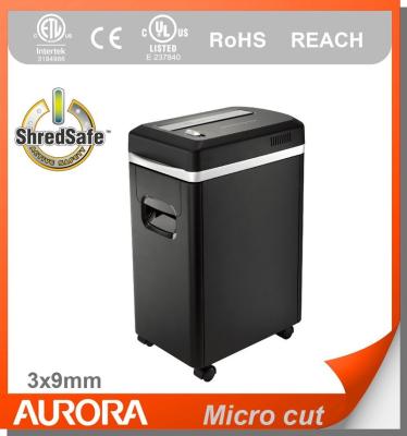 China The Aurora AS890MQ Plastic Paper Shredder, 8 Sheet (A4) Micro 3x9mm Cut, Low Power Shredder Machine for Home and Normal Office for sale