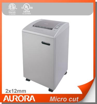 China The Aurora AS1540CD Plastic Paper Shredder, 2x12mm Micro Cut, Heavy Duty Shredding 15 Sheet (A4) Machine for Office and SOHO Normal for sale