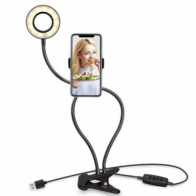 China Mini Tik Tok Professional Circle Camera Stand Selfie Phone Holder With Tripod Tiktok Sufficiency Led Ring Light Hot Selling Products for sale