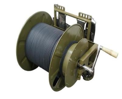 China Outside Fiber Cable Assembly , Mental Retractable Fiber Optic Cable Reels for sale