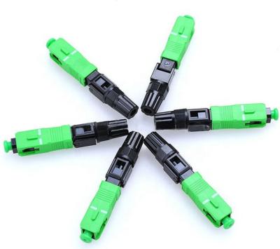 China SC/APC Fiber Optic Connectors for sale