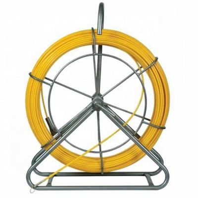 China Galvanized Electrical Cable Reel Stands FRP Duct Rodder Duct Rodding Fiberglass Snake Rod for sale