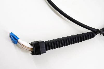 China Duplex LC Singlemode Fiber Cable Assembly NSN Boot 90 Degree With Nokia RRH Panel for sale