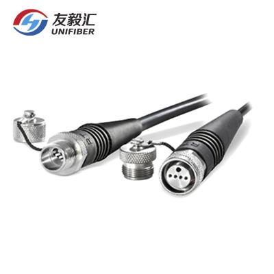 China RQC ODC-4 Fiber FTTA CPRI Cable Assembly Rosenberger Quad Connector for sale