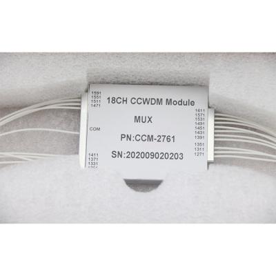 China de Module van 10 12 16 18Ch CCWDM MUX DEMUX voor PON-Netwerken Te koop