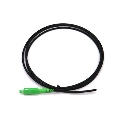 China Double Sheath SC APC Fiber Optic Pigtails FTTH G657B3 for sale