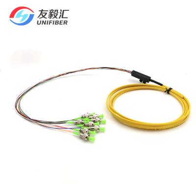 Cina Modo a fibra ottica 8 della treccia FC APC G657A2 di uscita del nastro singolo 12 fili in vendita