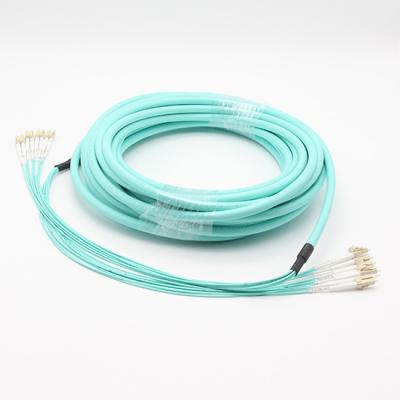 Cina Cavo Multifiber pre terminato LC UPC OM3 850nm misto della toppa di sblocco in vendita