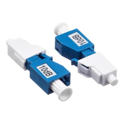 China 1dB 30dB Fiber optic attenuator Single mode LC UPC Male Female for sale