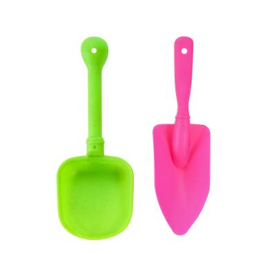 China Kids Snow Beach Shovels Toys 2 Pcs Set Custom Sand Beach Toys Mini Kids Snow Beach Shovels Toys for sale