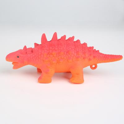 China Promotional Soft Anti Strain TPR Anti Compression Cute Stegosaurus Dino Kids Toy Dinosaur Children Education Gifts Toys For Children for sale