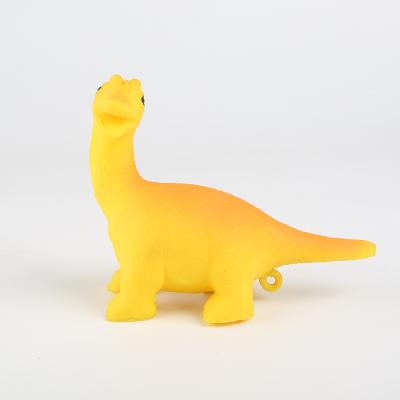 China Wholesale Monster Animal Compression Brachiosaurus Air Stuffed Compression Dino Toy Child TPR Soft Children Toy Dinosaurs for sale