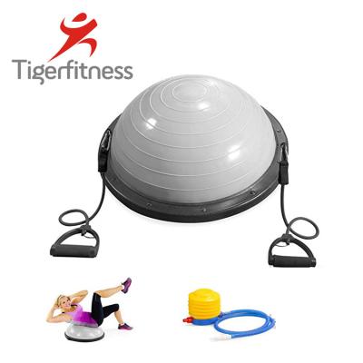 China Eco Friendly Round Tiger Fitness Balance Massage Gym Accessories PVC Yoga Ball for sale