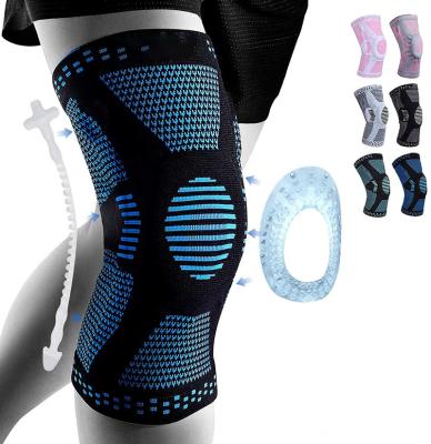 China Protective Sports Knee Sleeve Weightlifting Knee Pads Compression Strength Squats Bodybuilding Exercises for sale