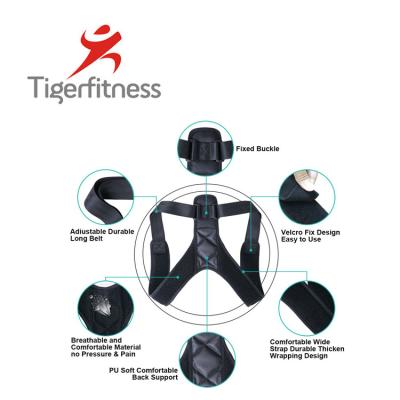 China Sheep Skin Tiger Fitness Multifunctional Device Adjustable Comfortable Trainer For Posture Support Posture Corrector for sale