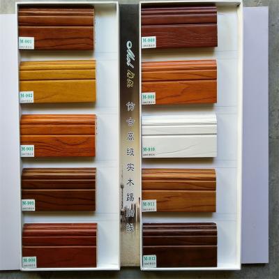 China Indoor Antique Soft Parquet Flooring Accessories Skirting Board Profile Pure Solid Wood Skirting Board for sale