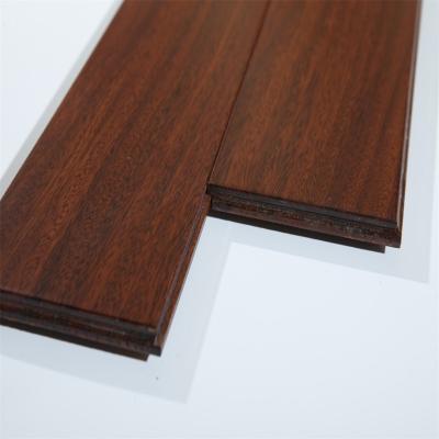 China Indoor Multi Colored Okan Hardwood Solid Wood Flooring for sale