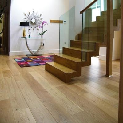 China Modern Hot Sale 15mm Wide Plank White Oak Manufacturers Multilayer Engineered Wood Flooring for sale