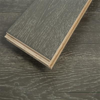 China 15mm thickness modern oak top layer parquet muti-layer engineered wood flooring for sale