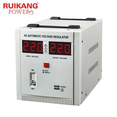 China Ruikang 230V Residential/General Purpose High Quality Automatic Voltage Regulator For Generator Set Controller Voltage Stabilizer 1000VA-2000VA Single Phase AC for sale