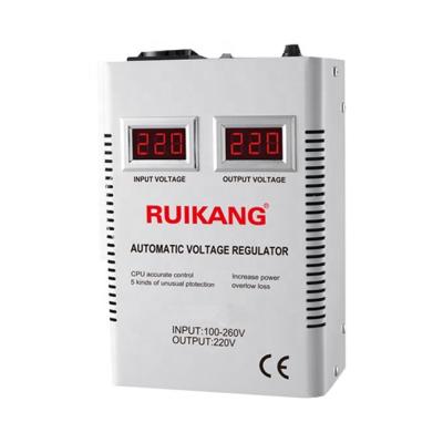 China New SVC LCD Display Servo Motor Control AVR Stabilizer Wall Mounted Voltage Regulator for sale