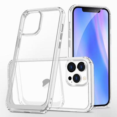 China Hot Sale Bulk Anti-drop Clear Phone Cases For iPhone 13 Case Slim Magsafe Crystal Clear TPU Shockproof Phone Case For iPhone 12 Pro Max for sale