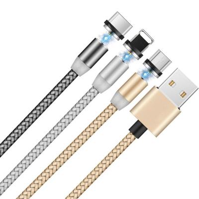 China Video Game Player Magnetic Cable USB Fast Charging Micro Type C Cable For Iphone Xiaomi Mobile Phone Magnet Data Charger USb Cord Wire for sale