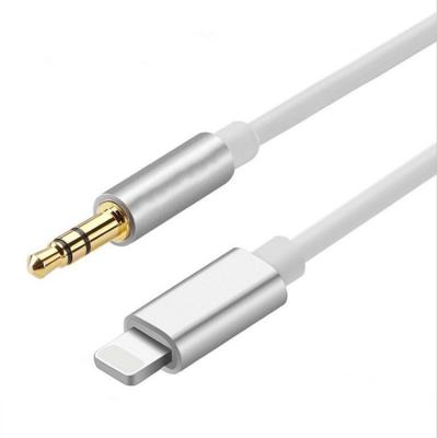 China 8pin mobile phone from speaker to aux audio cable. of 3.5mm Jack Male Wire Car Speaker Adapter for iPhone Aux. cable for sale