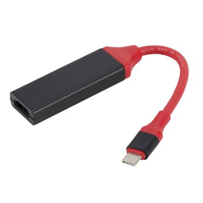 China ABS+PVC 4K Video Cable Converter USB Type C Male To HD-MI Adapter To Female For MacBook Huawei Matebook Samsung for sale