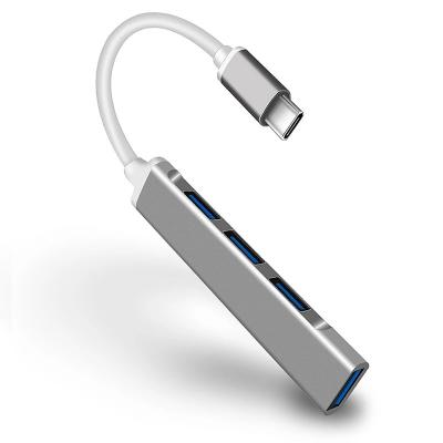 China USB 3.0 USB C HUB Type C 4 Splitter Charging+Data Transfer Multi Left HUB Adapter OTG Macbook For Air Pro 13 15 Pro HUAWEI MI Computer Accessories for sale