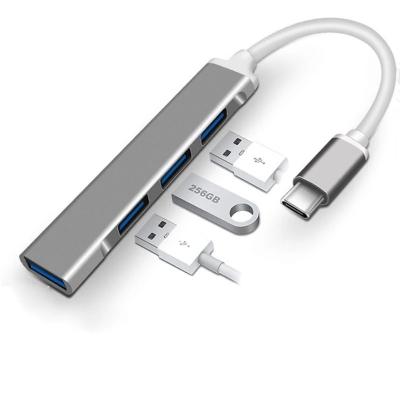 China Charging+Data Transfer 4 Port Multi Splitter Adapter OTG USB C HUB USB Type To C 3.1 For Macbook Pro 13 15 Air Pro HUAWEI MI PC Computer Accessories for sale