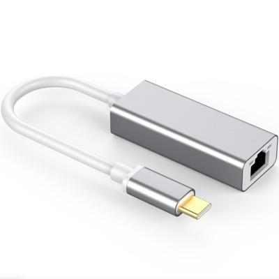 China Type C USB-C USB 3.1 to RJ45 Gigabit Ethernet 1000Mbps RTL8153 JD-JP01 for sale