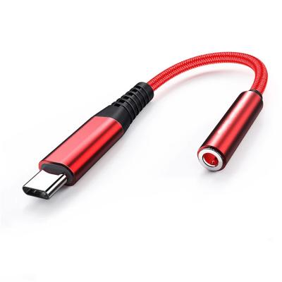 China Rent type AUX. AUDIO/DAC Usb C to aux audio cable. 3.5mm Earphone Jack Adapter Cable USB-C Music Converter Adapter For Samsung Galaxy S20 Ultra Huawei HTC for sale