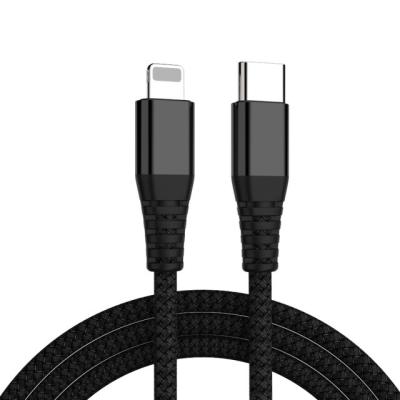 China 8pin Cable For iPhone USB C To For Lightning Cable For iPhone 12 Mini 12 Pro 11 8 7 PD 20W 18W Max Fast Charger Data Attach For Macbook iPad USBC for sale