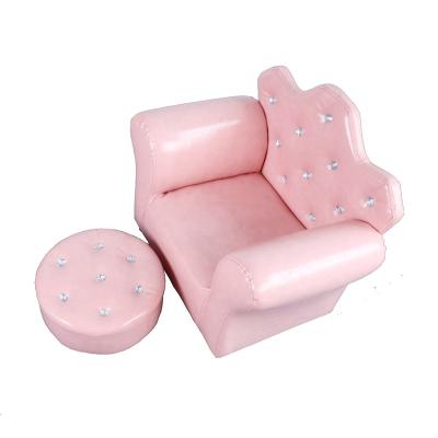 China Classic Sofa Sofa Leisure Kids Salon Chair Beautiful Kids Sofa Living Room With Ottoman Children Chesterfield Chaise Lounge Chair for sale