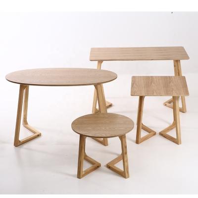 China Low Solid Wood Tea Table Coffee Side End Table Nordic Modern Solid Wood Small Living Room Nordic Living Room for sale