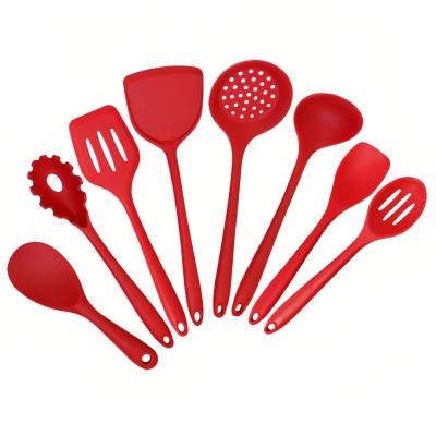 China Sustainable Hot Factory directory 8pcs Kitchen Tools Set Cooking Utensils None stick Cooking Accessories Spatula Silicone Kitchen Utensils for sale