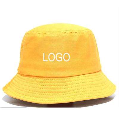 China Picture Unisex 100% Cotton Packable Summer Travel Bucket Hat Beach Sun Hat for sale