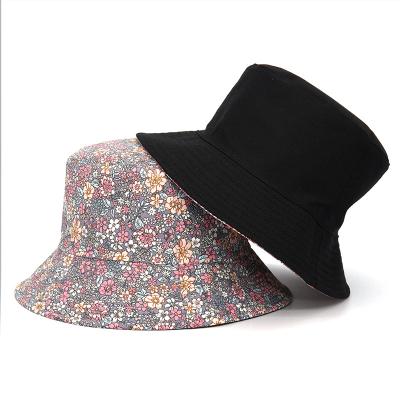 China New Unisex Reversible Packable Picture Printed Bucket Hat Sun Hat For Men Women for sale