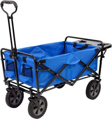 China Hot Selling Outdoor Beach Camp Trolley Folding Outdoor Utility Cart With Garden Camping Trolley for sale