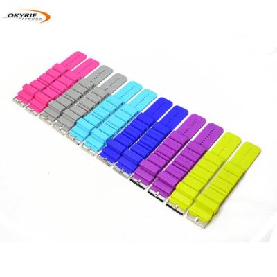 China Chinese OkyRie Factory Gym Weightlifting Silicone Yoga Training/Running/Swimming Ankle Wrist Weighed Wristbands for sale