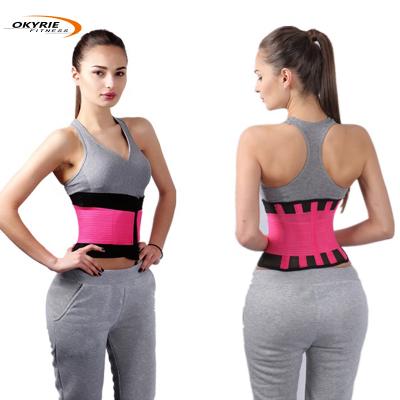 China Detachable Okyrie Breathable Free Waist Workout Belly Wrap Support Belt Latex Wrap Waist Trainer Shaper Dropshipping for sale