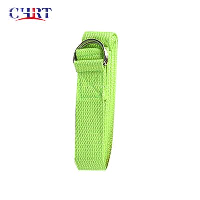 China Durable CHRT Yoga Stretch Strap D-Ring Belt Multi-colors D-ring Fitness Exercise Gym Rope Figure Waist Leg Resistance Fitness Bands Yoga Belt for sale